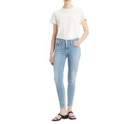 Levi's Women's 711 Double Button Jeans, Blue Wave Light, 26W / 32L