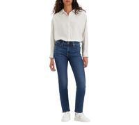 Levi's Women's 712 Slim Fit Jeans, Blue Wave Dark, 26W / 32L