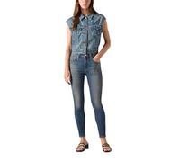Levi's Women's 721 High Rise Skinny Lightweight Jeans Cool for Real Blue 28 30