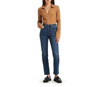 Levi's Women's 724 High Rise Straight Jeans, Blue Wave Dark, 26W / 32L