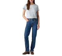 Levi's Women's 724 High Rise Straight Jeans, MOSEY MID Stone, 25W x 32L