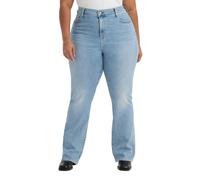 Levis Womens 725 High Rise Plus Bootcut Jeans - Light Blue - 14R - Light Blue - 85% Cotton/7% Tencel/6% Elastomultiester/2% Elastane