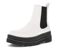Levi's Womens Abigail Neo Chelsea Boot, White/Black, 5.5 UK