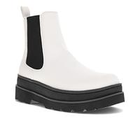 Levi's Womens Abigail Neo Chelsea Boot, White/Black, 8.5 UK