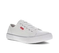 Levi's Womens Anika C Logo Classic Sporty Fashion Sneaker Shoe, White/Grey, 4.5 UK