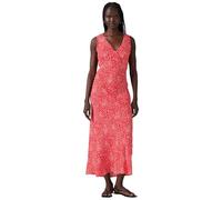 Levi's Women's Atalia Slip Dress Maya Fuzzy Dot Earth Red Red L