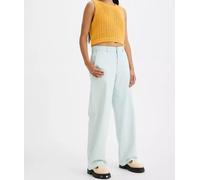 LEVI'S Women's Baggy Trousers Bootcut Flared Trousers Pastel Blue W28 L29