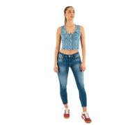 Levi's Women's Bella Denim Corset T-Shirt, I Will, M