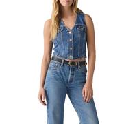 Levi's Women's Bella Denim Corset Top, Yeah Look Ndp, XS