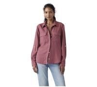 Levi's Women's Blouse Elaine Utility with Button Placket, Relaxed Fit, Pink (Crushed Berry Gd), M