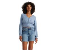 Levi's Women's Blouse Tamara Long Sleeve Shirt Long Sleeve Blouse, Blue, XS