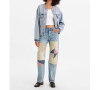 Levi's Women's Blue Straight Jeans Patchwork 501 '90s Floral A19590019