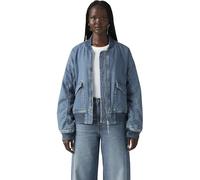 Levi's Women's Bomber Jacket Andy with Flap Pockets, Standard Fit, Blue (Romantic Rewind), S