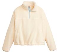Levi's Women's Canyon 1/4 Zip Sweatshirt, White Swan, XS