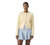 Levi's Women's Cardigan with Crew Neck, Soft, Yellow (Rutabaga), M