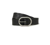 Levi's Women's Circle Buckle Core Belt, Black, 90 cm (Manufacturer size: 90)