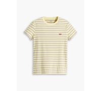 Levi's Womens Cool Stripe Powdered Yellow Perfect T-Shirt