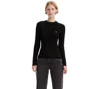 Levi's Women's Crew Rib Sweater Caviar Rib Black L