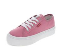 Levi's Womens Dakota CVS Twill Lowtop Casual Lace Up Sneaker Shoe, Rose, 5 UK