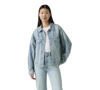 Levi's Women's Denim Jacket 90s Trucker in Cotton, Relaxed Fit, Blue (She Knew), S