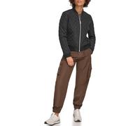 Levi's Women's Diamond Quilted Bomber Jacket with Front Pockets-Regular & Plus Sizes, Black, L