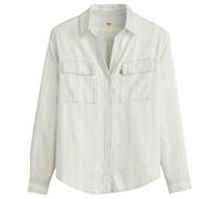 Levi's Women's Doreen Utility Button Down Collar Shirt, Colette Stripe Ecru, L