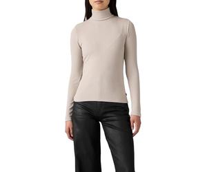Levi's Women's Dreamy Turtleneck Burgundy Pullover, Chateau Gray, S
