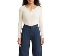 Levi's Women's Dry Goods Henley Long-Sleeve Sweater, Sugar Swizzle, XL