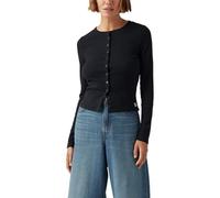 Levi's Women's Dry Goods Pointelle Long Sleeve Tee Anthracite Night Black XS