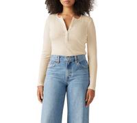 Levi's Women's Dry Goods VACATIONER LS Shirt, Oatmeal Heather B027, M