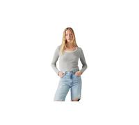 Levi's Women's Dry Goods Waffle Long-Sleeve Tee Starstruck Heather Grey Grey S