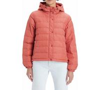 Levi's Edie Puffer Jacket In Coral size XS | Jackets Outlet | Women | Orange XS