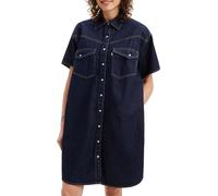 Levi's Women's Elowen Western Dress, Indigo Rinse, M