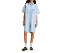 Levi's Women's Elowen Western Dress Indigo Stonewash (Blue) XL -