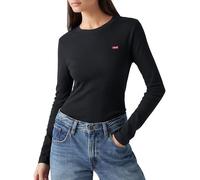 Levi's Women's Essential Hm Ls Tee T-Shirt, Caviar, M