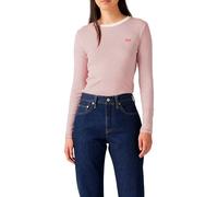 Levi's Women's Essential Hm Ls Tee T-Shirt, Turmeric Stripe Flam, XS