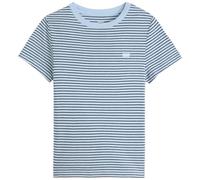 Levi's Women's Essential Housemark Short-Sleeved T-Shirt, Ava Stripe Chambray, L