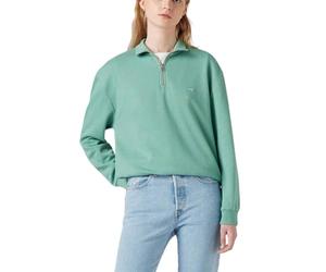 Levi's Women's Everyday 1/4 Zip Non Graphic Sweatshirt, beryl green, XS
