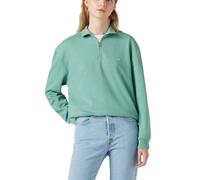 Levi's Women's Everyday 1/4 Zip Pullover Sweater, Beryl Green, L