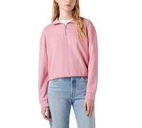 Levi's Women's Everyday 1/4 Zip Pullover Sweatshirt, Tameless Rose, XS
