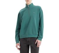 Levi's Women's Everyday 1/4 Zip Sweatshirt, Bistro Green, M