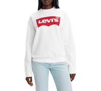 Levi's Women's Everyday Crew Sweatshirt, Batwing White, L