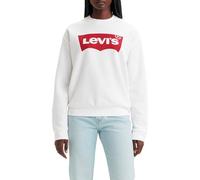 Levi's Women's Everyday Crew Sweatshirt, Batwing White, S