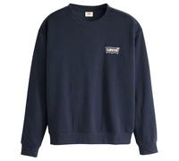 Levi's Women's Everyday Crew Sweatshirt, Crew Maya Fuzzy Dot Bw Fill Navy Blazer, XS