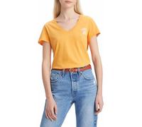 Levi's Women's Graphic Perfect V-Neck T-Shirt, Since 1873 Golden Nugget, XXS