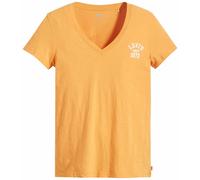 Levi's Women's Graphic Perfect V-Neck T-Shirt, Since 1873 Golden Nugget, XXS