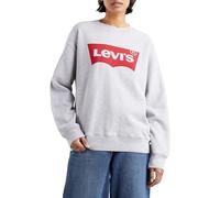 Levi's Women's Graphic Standard Crewneck Sweatshirt, Grey Heather, S
