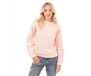 Levi's Women's Graphic Standard Crewneck Sweatshirt, Mini Batwing Pearl Blush, M
