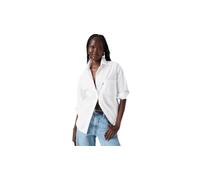 Levi's Women's Harlie New Boyfriend Button Down Shirt, Bright White, XS