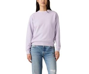 Levi's Women's Heritage Crewneck Sweatshirt H225 Garment Dye Thistle Purple L